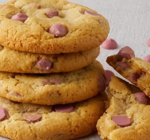 Ruby Chocolate Chip Cookies