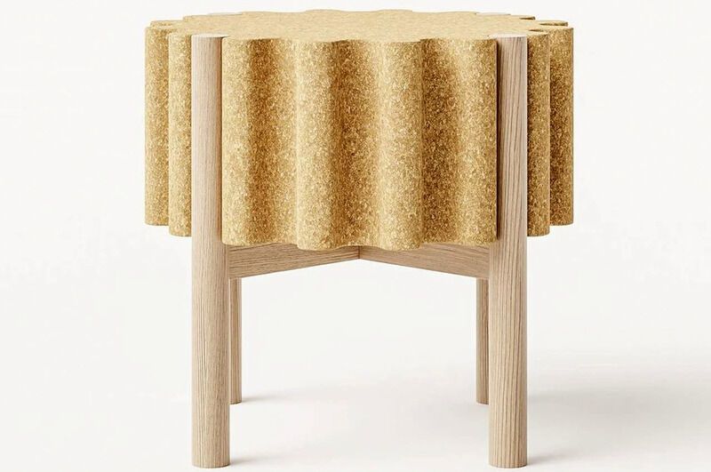 Stackable Cork-Like Stools