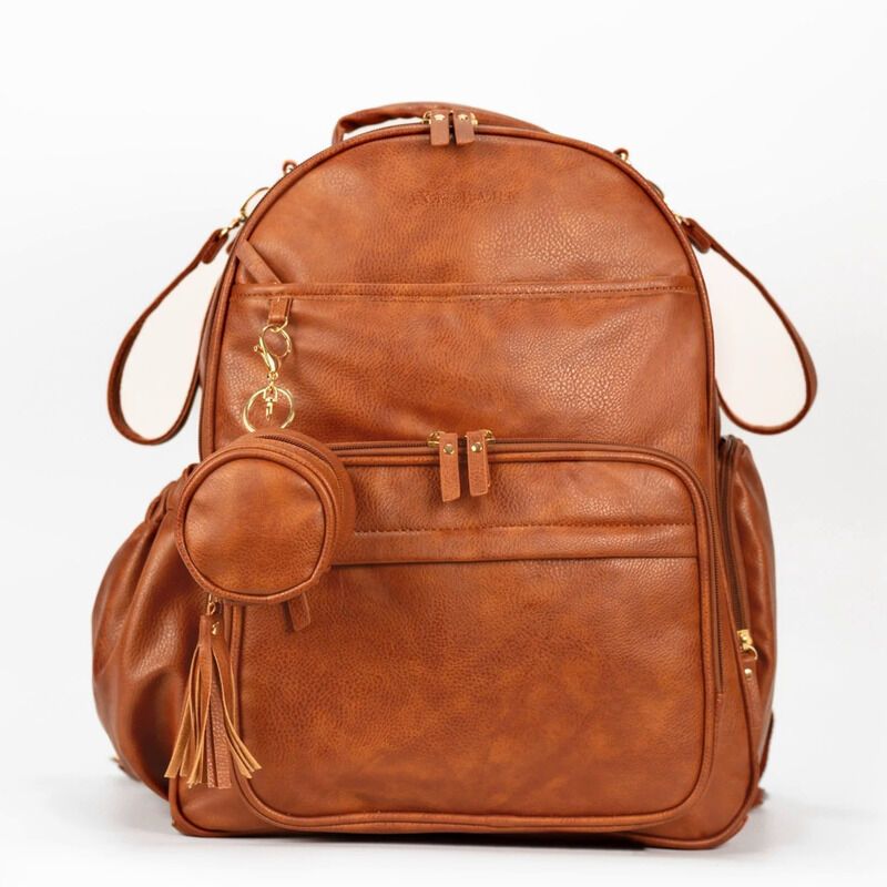 Family-Focused Vegan Leather Backpacks