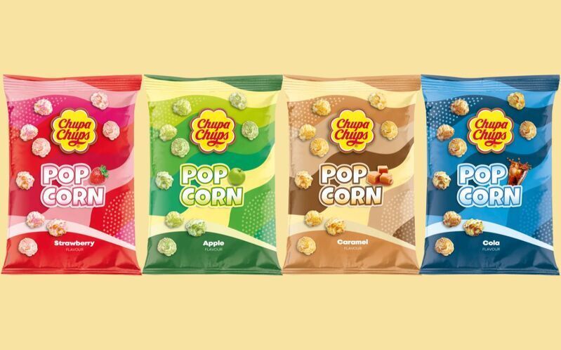 Crunchy Lollipop-Flavored Popcorns