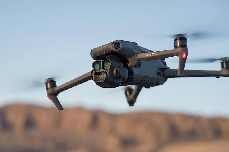 Technical Triple-Camera Drones