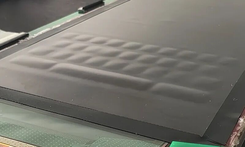 Fluid-Filled Tactile OLED Screens