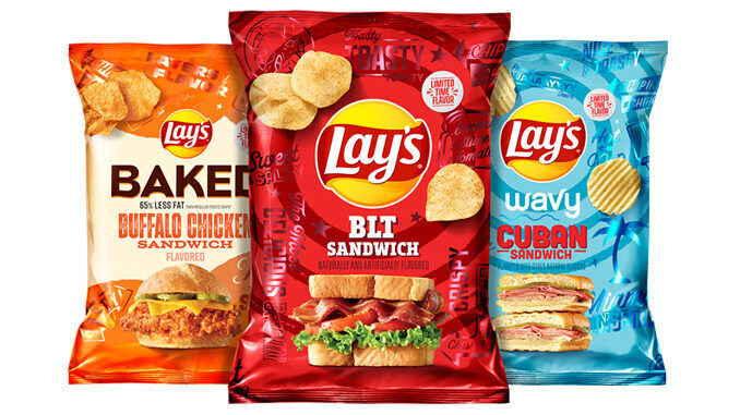 Sandwich-Flavored Snack Chips