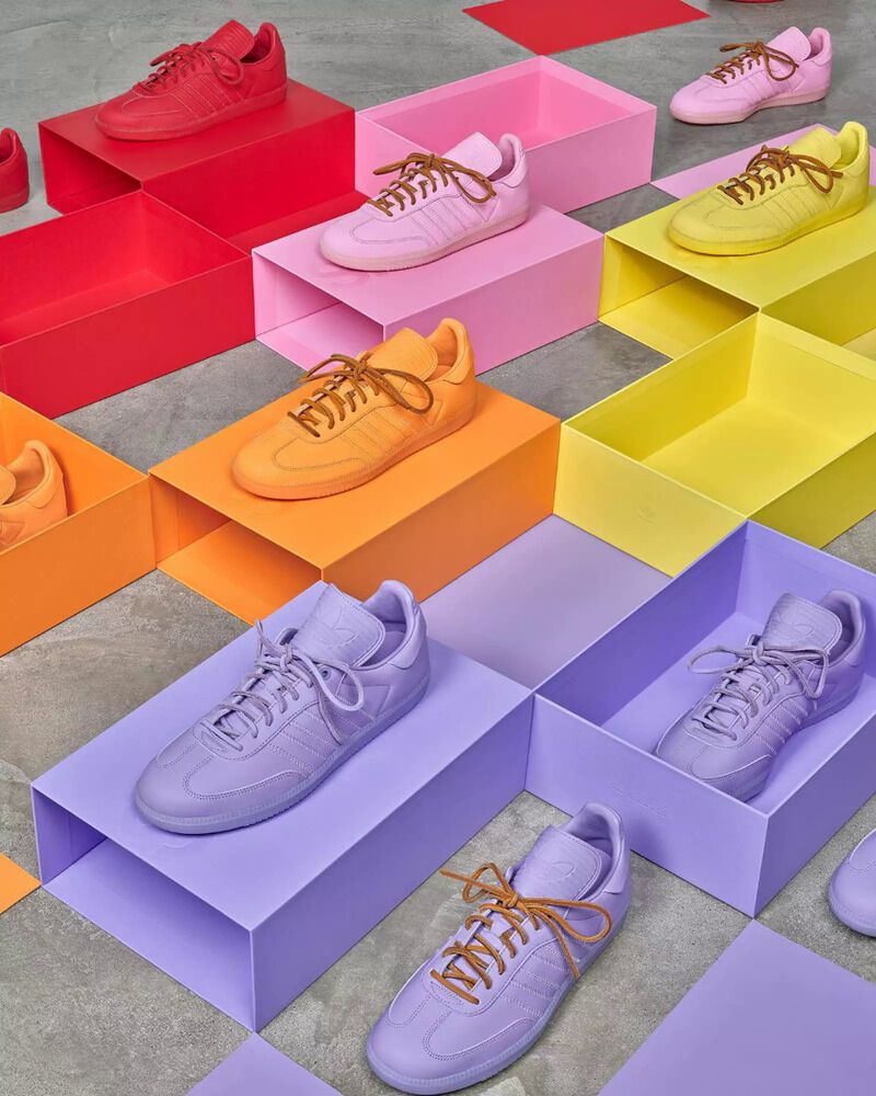 Vibrant Monochromatic Lifestyle Shoes : pharrell