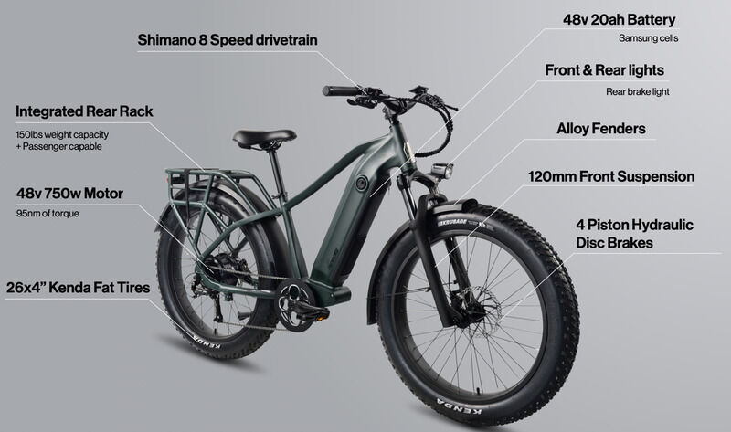 Fat Tire All-Terrain Ebikes