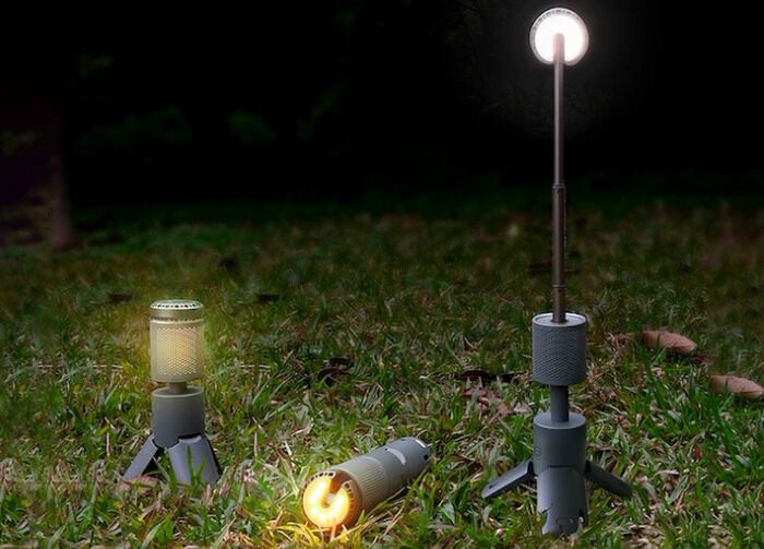 Cylindrical Magnetic Tripod Lanterns