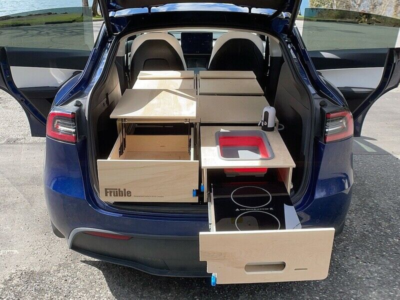 All-in-One Car Camping Kits : Tesla Camper Kit