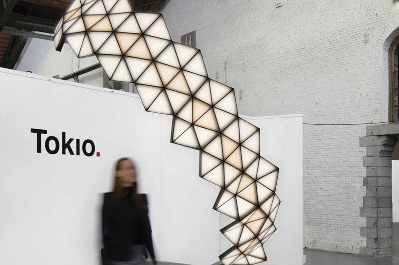 Honeycomb-Like Sculptural Lights