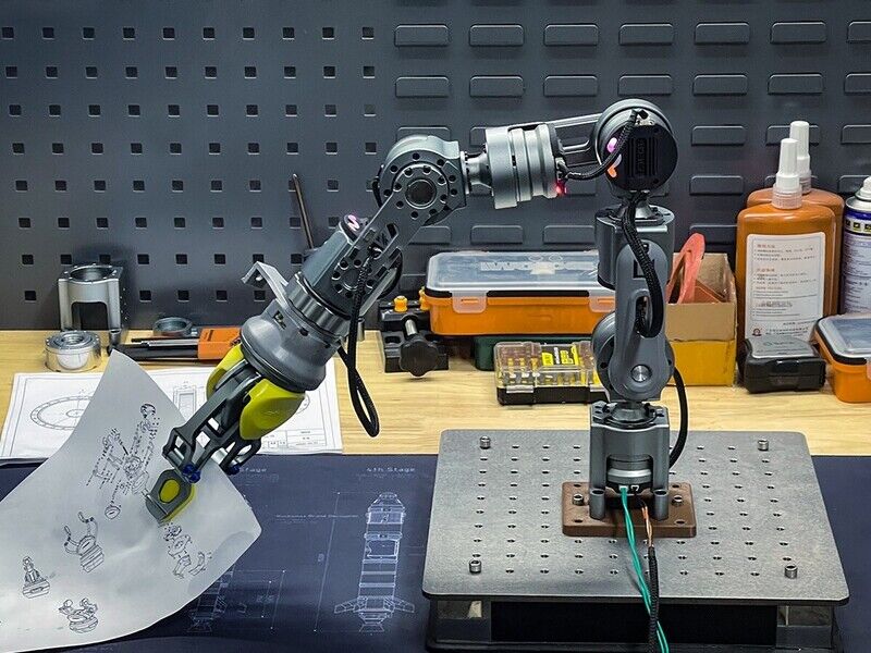 code robotic arm from scratch