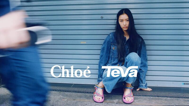 Fashion-Forward Active Sandals : Chloé x Teva