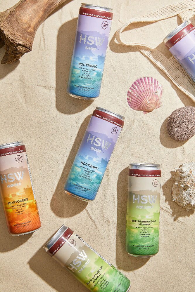 Sparkling Ginseng Drinks