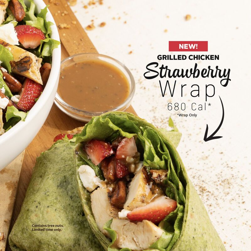 Fruity Grilled Chicken Wraps