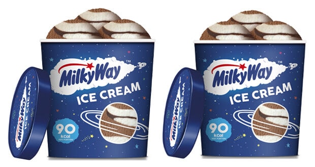 Milky Way Ice Cream Recipe, ice cream 