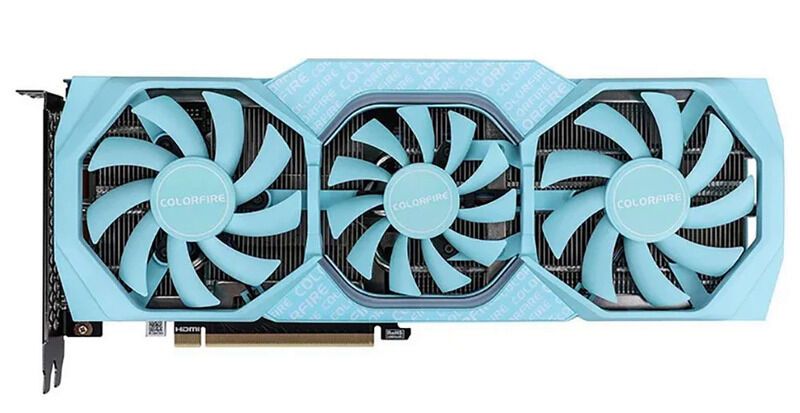 Mint-Colored Graphics Cards