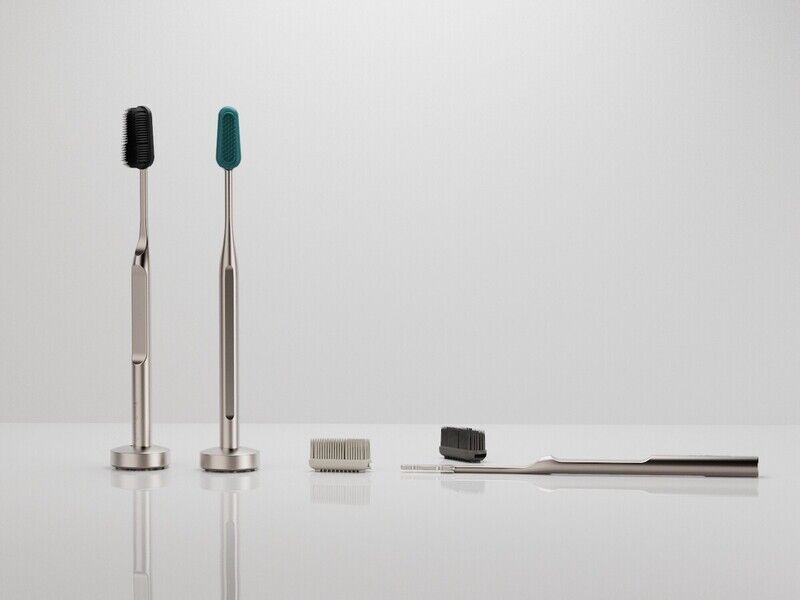 Sustainable Stainless Steel Toothbrushes Main Gallery Image