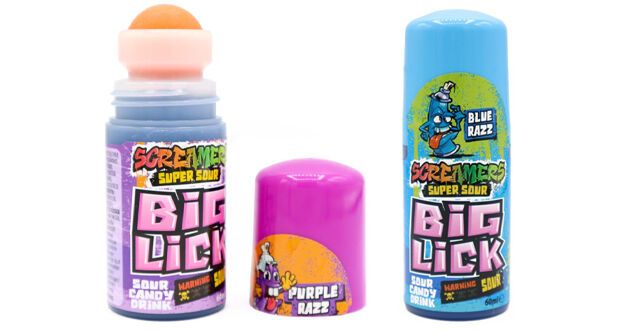 Lickable Sour Candy Drinks