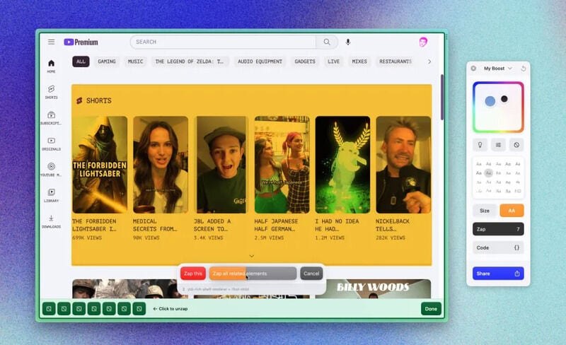 Customizable Internet Browsers