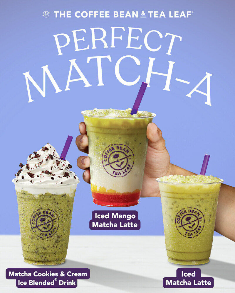Mango-Matcha Beverages