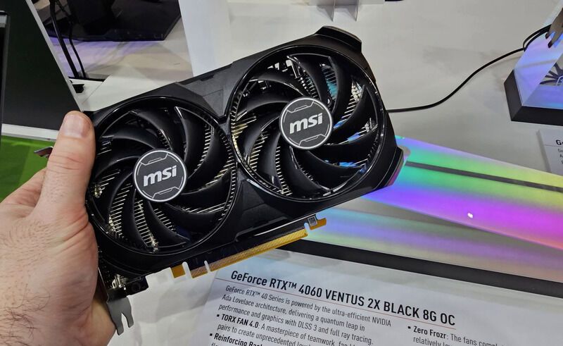 MSI Ventus 2X Black GeForce RTX 4060 review: A budget graphics