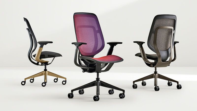 Atmospheric-Inspired Mesh Office Chairs