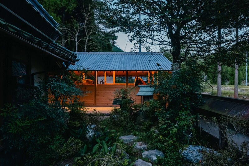 Traditional Japanese Wooden Stables