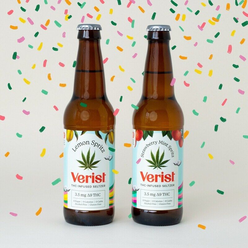 Bottled THC-Infused Seltzers