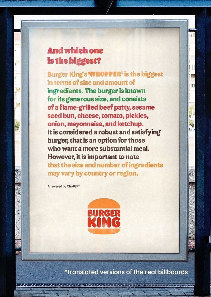 AI-Created Burger Ads