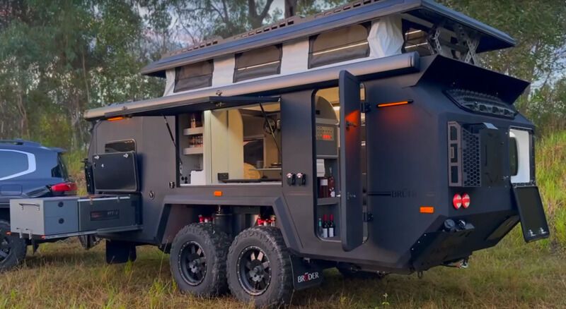 Comprehensive Off-Road Trailers - The 'Bruder EXP-7' Blends Durability With Luxury Amenities (TrendHunter.com)