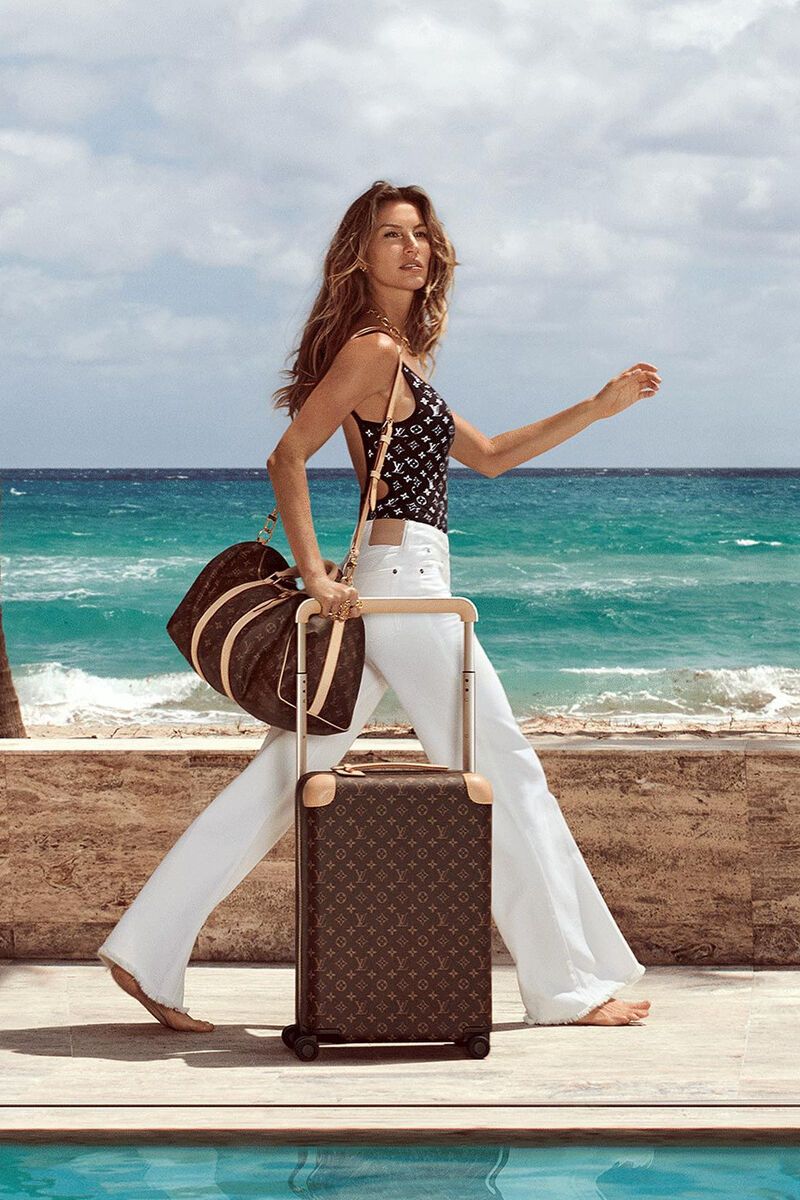 Gisele Louis Vuitton ad (perforated bag)