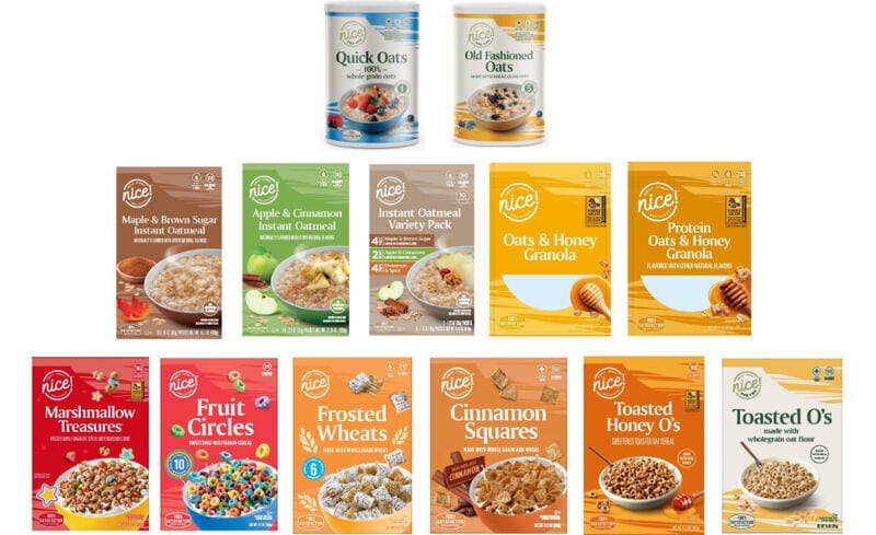 Expansive Private Label Cereals