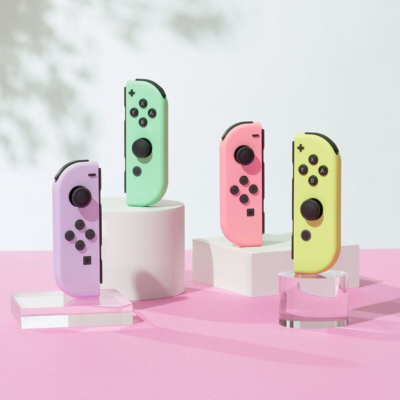 Pastel Game Controllers - Nintendo Launched Four New Joy-Con Colors on its Official Store (TrendHunter.com)