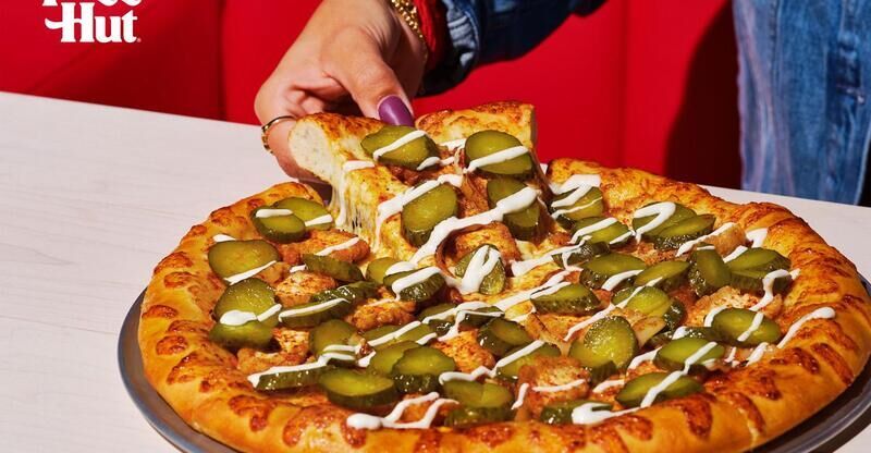 Pickle-Topped Ranch Pizzas
