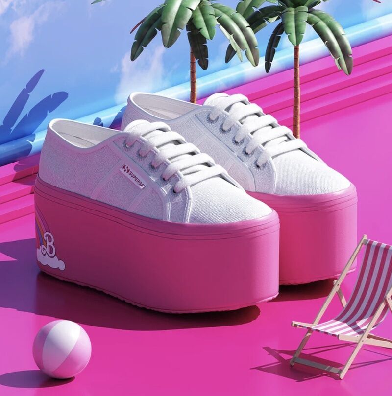 Doll-Inspired Sneakers : Superga x Barbie
