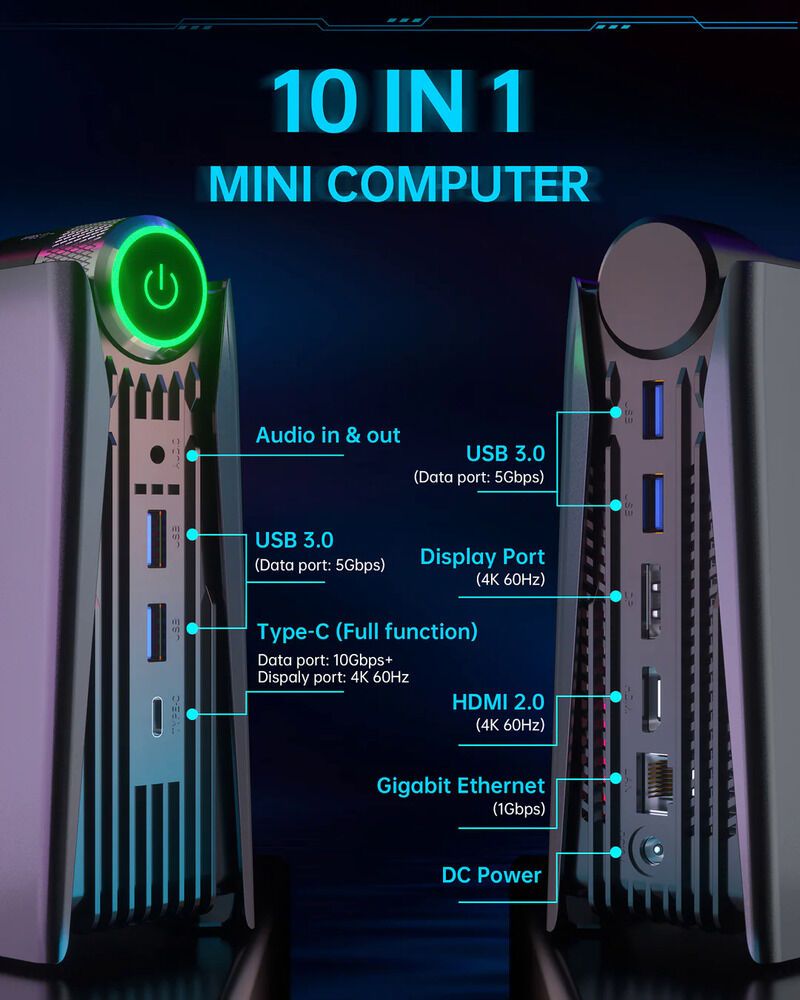 AMR5 Mini Gaming PC From Ace Magician: Portable and Powerful