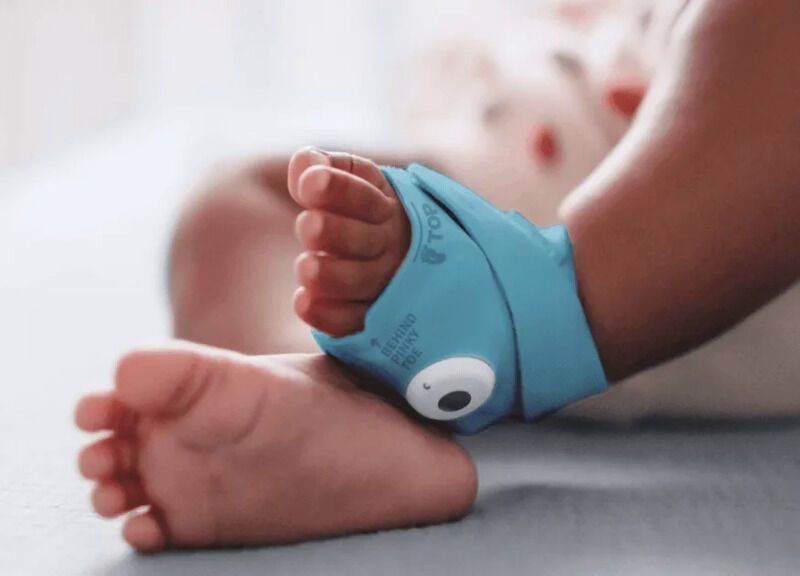 Medical Baby-Monitoring Socks