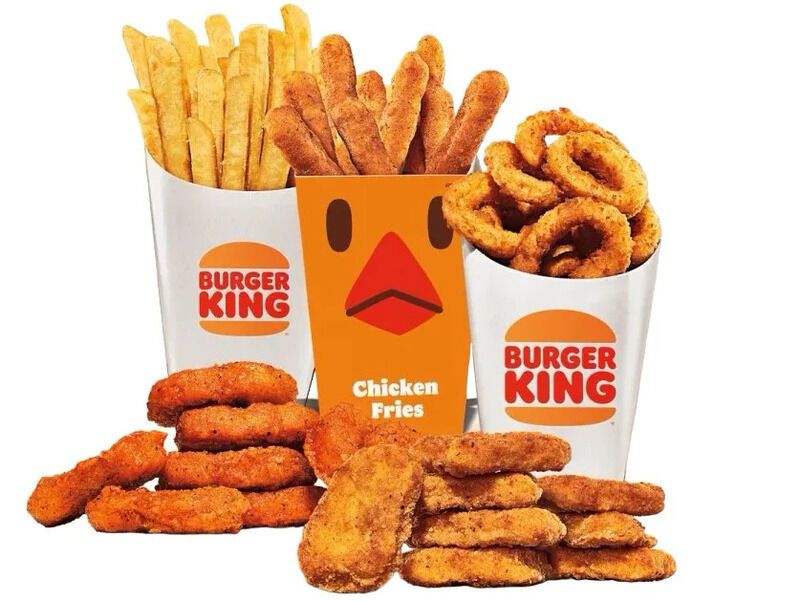 burger king chicken strips and fries