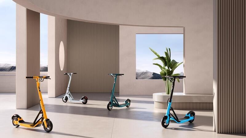 Race Car-Inspired Electric Scooters