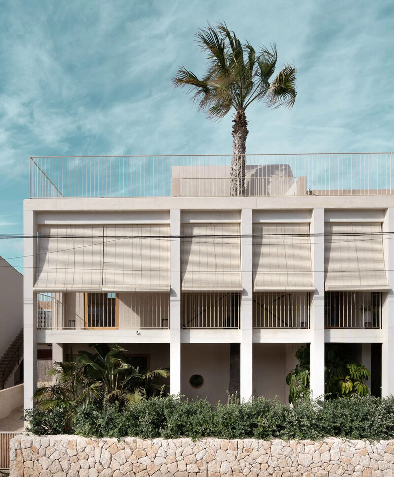 Wooden Blind-Enclosed Spanish Homes