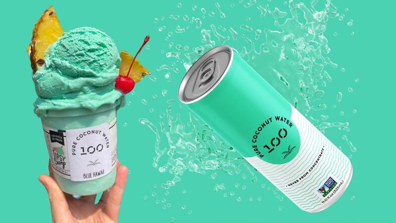Boozy Tropical Ice Creams