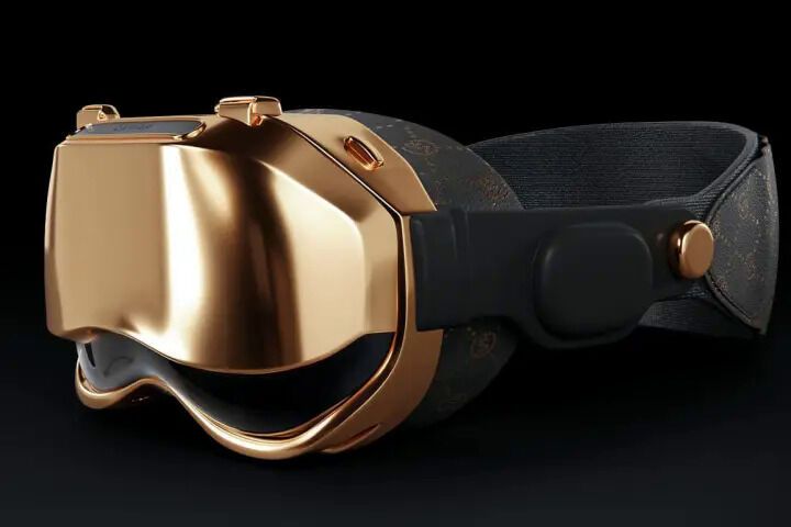 18K Gold VR Headsets
