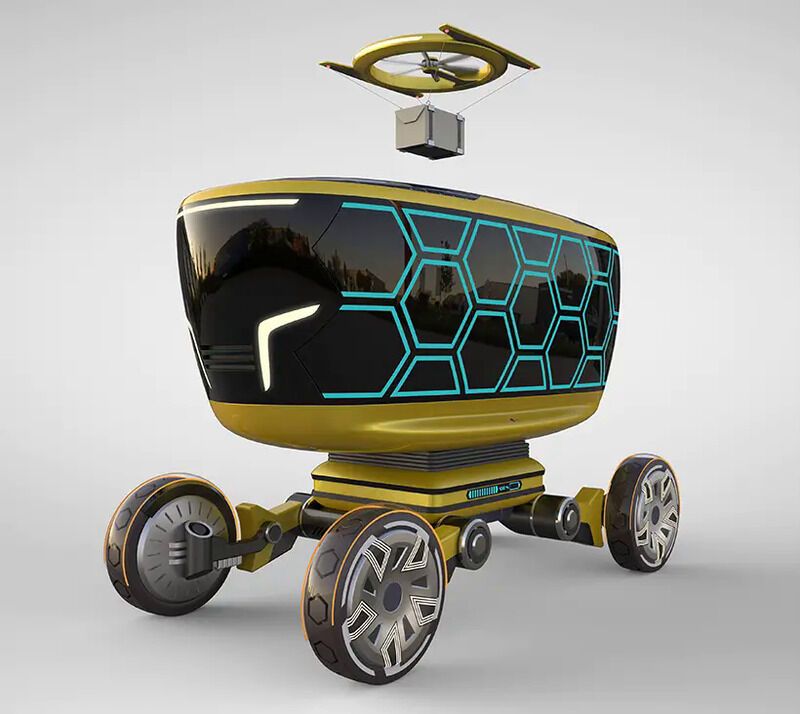 Compartmentalized Robotic Delivery Vehicles