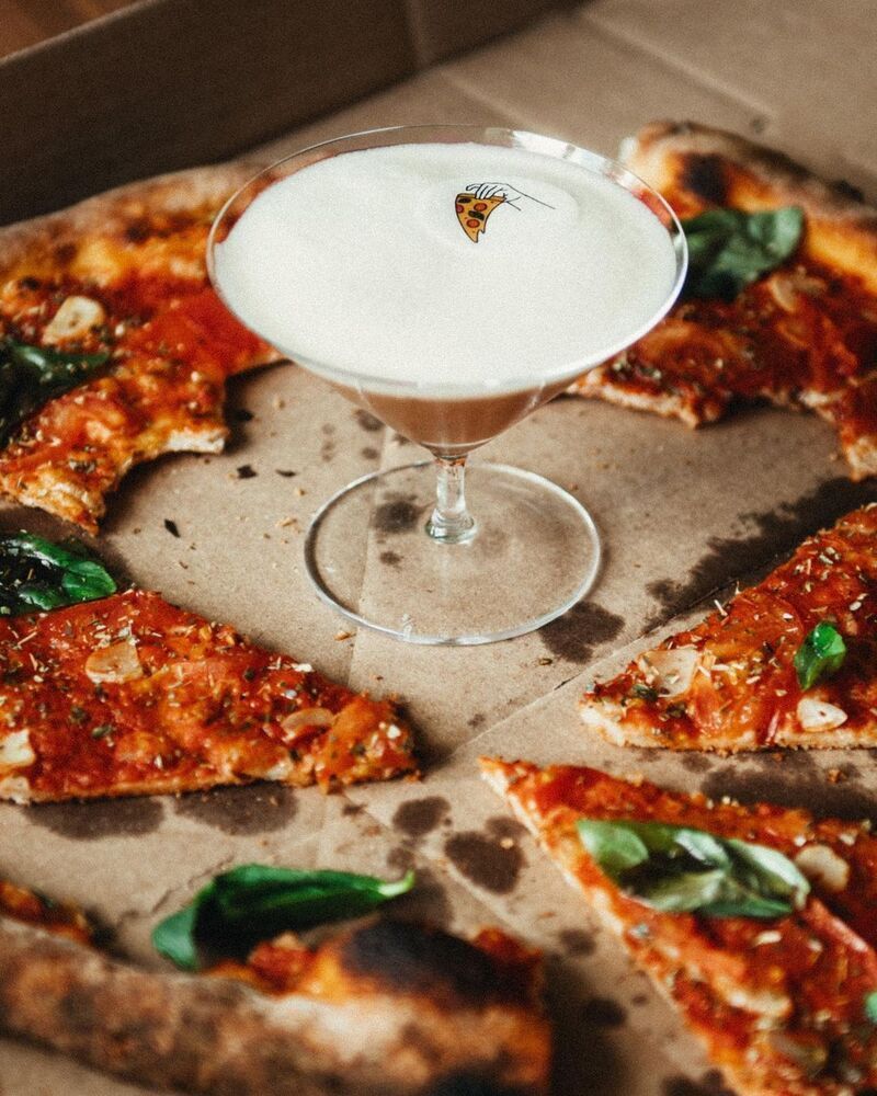 Savory Pizza Cocktails