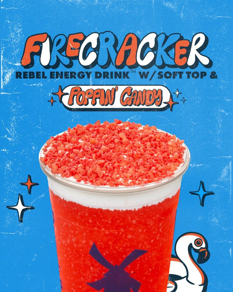 Popping Candy-Topped Drinks