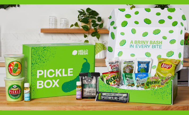 Pickle-Themed Snack Kits