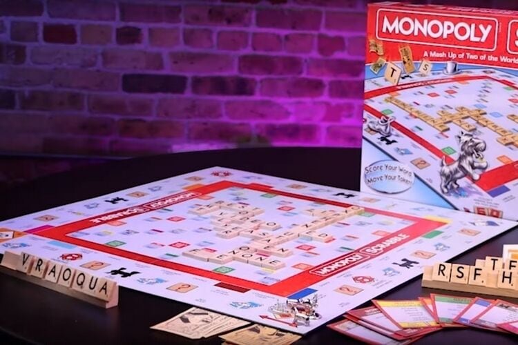 Monopoly Scrabble, Board Game