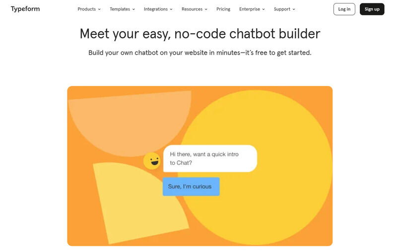 No-Code Chatbot Builders : Typeform