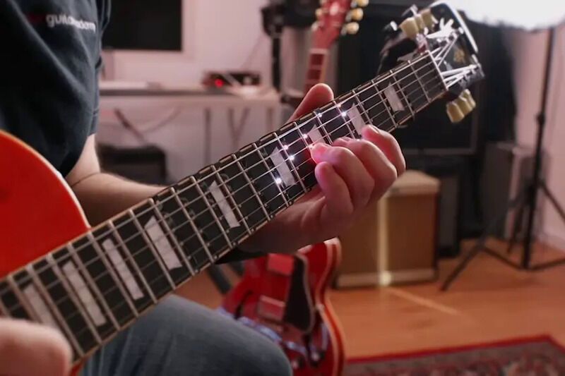 Illuminated Guitar-Learning Tools