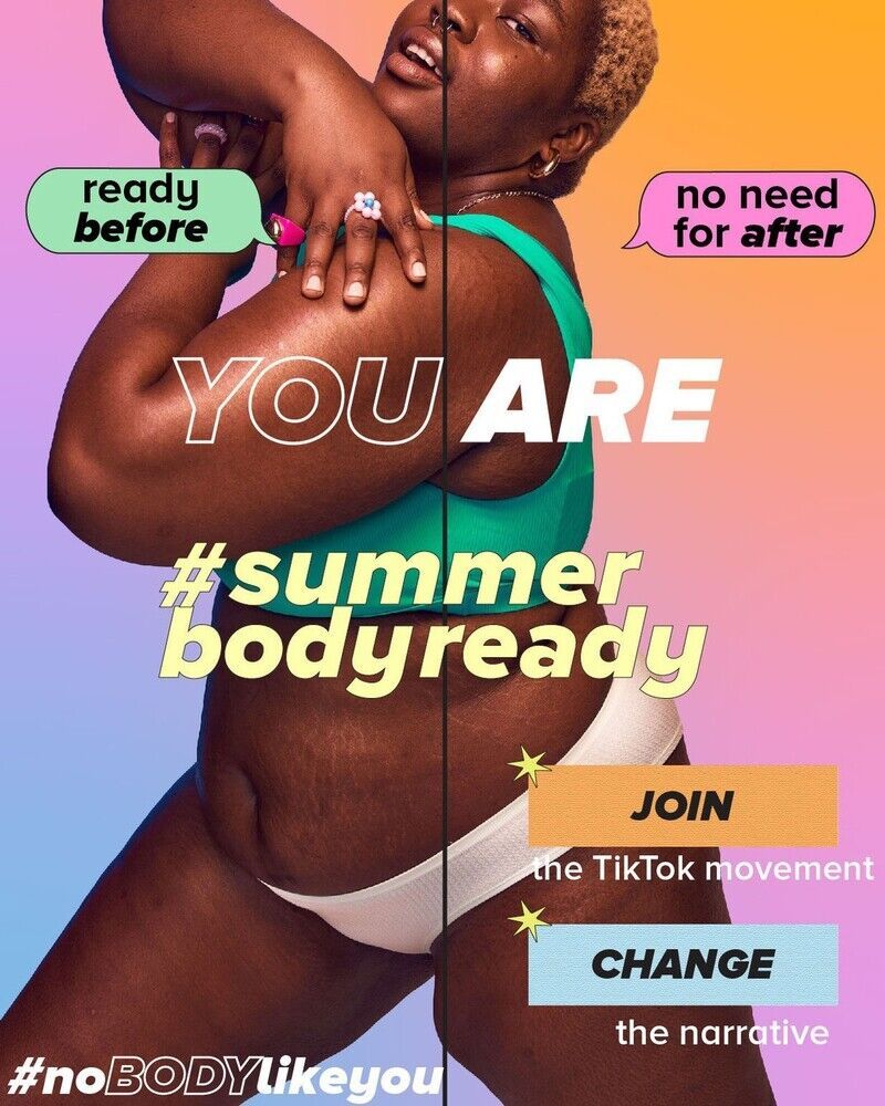 Body Positivity Campaigns : noBODYlikeyou