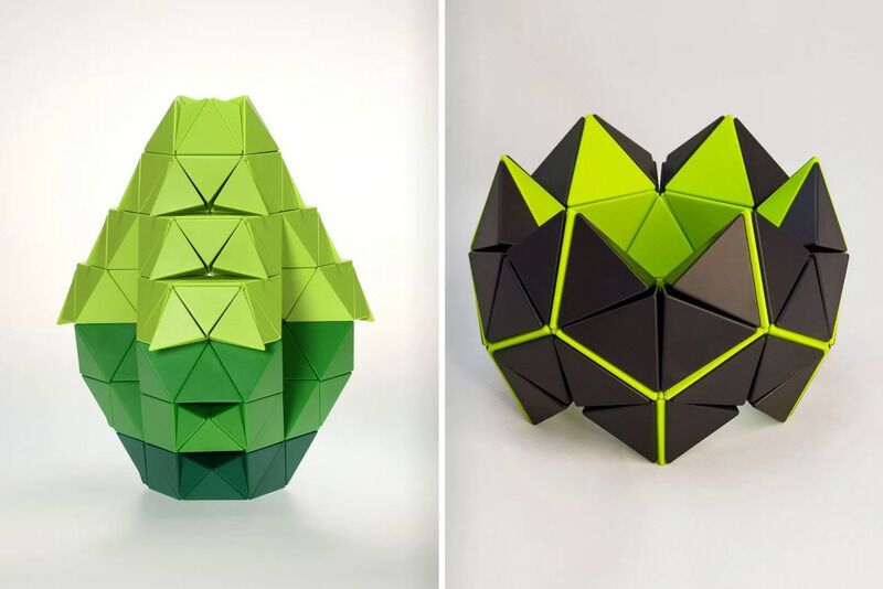 Origami-Inspired Playful Magnetic Blocks