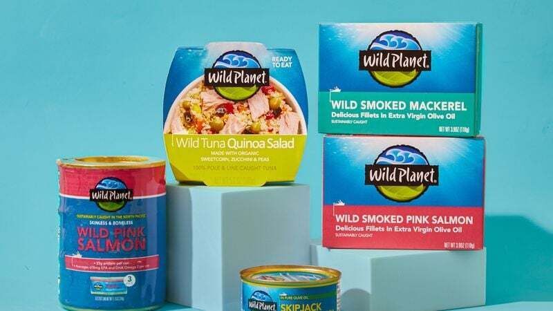 Canned Eco-Conscious Seafood